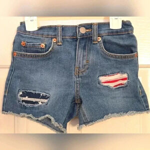Kids levi girlfriend style denim shorts size 7